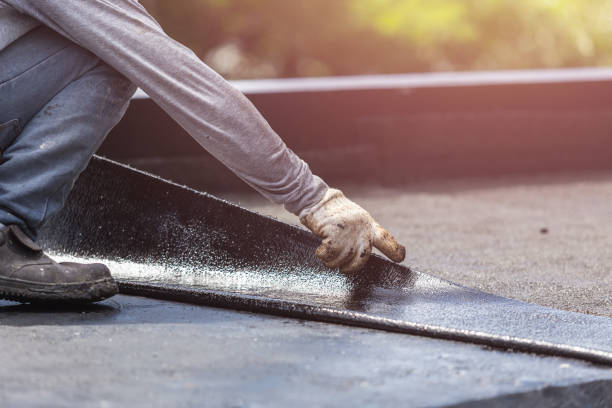 Professional Interior Drainage System technician working in Augusta, MI